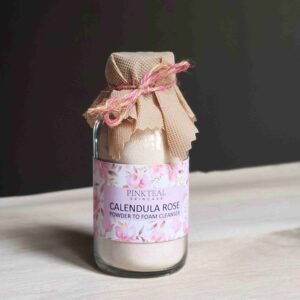 Pinkteal Calendula Rose Powder-to-Foam Cleanser